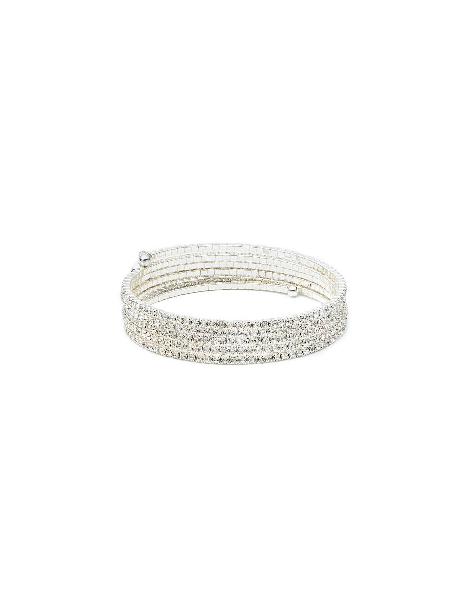 Meilleures ventes Anne Klein Multi-Row Crystal Coil Bracelet   | ENA-7766501